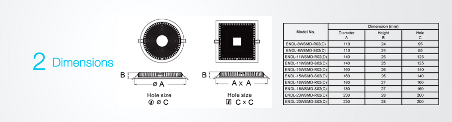 Ультра свет Slim LED вниз